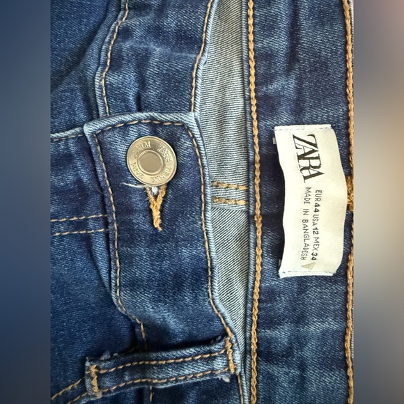High Waisted Denim Zara Jeggings - Picture 2 of 5